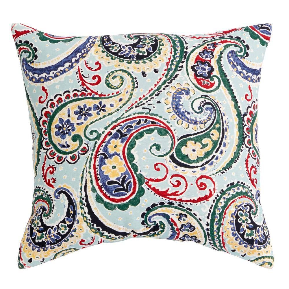 Outdoor Throw Pillows, 18"x18"x5", UV-Treated, Weather-Resistant, Fade & Mildew-Resistant – Set of 2)