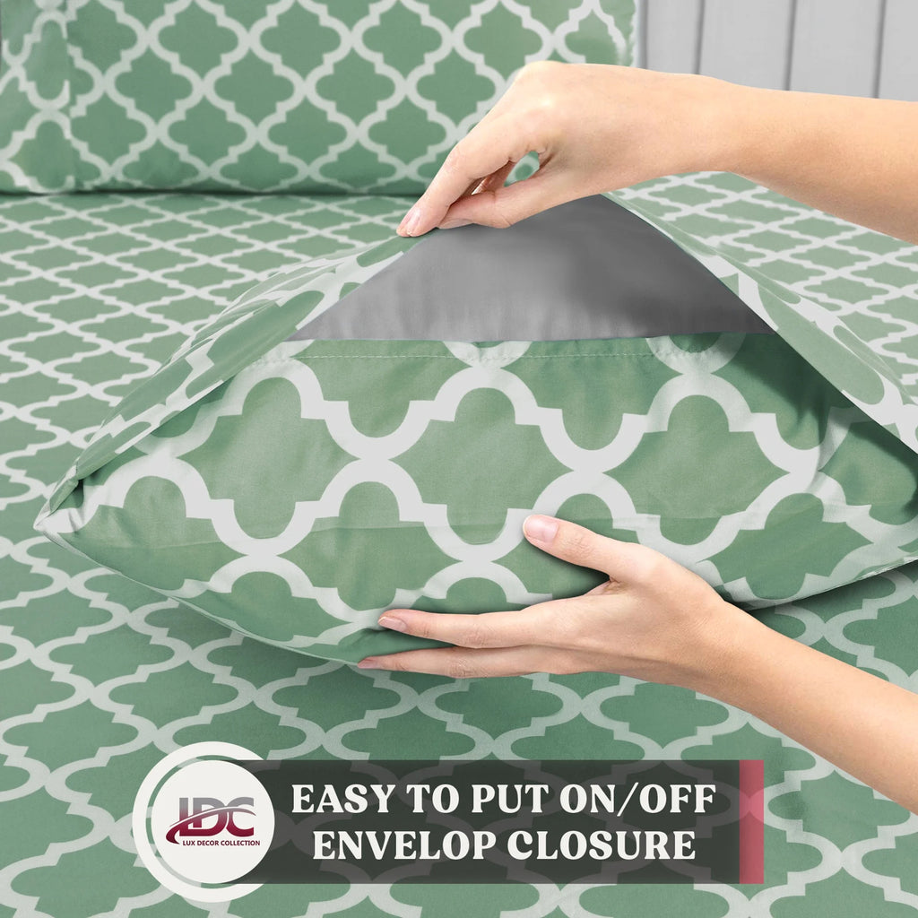 Extra Soft Microfiber Bed Sheet Set – 4 Piece, California King, Deep Pocket, Green