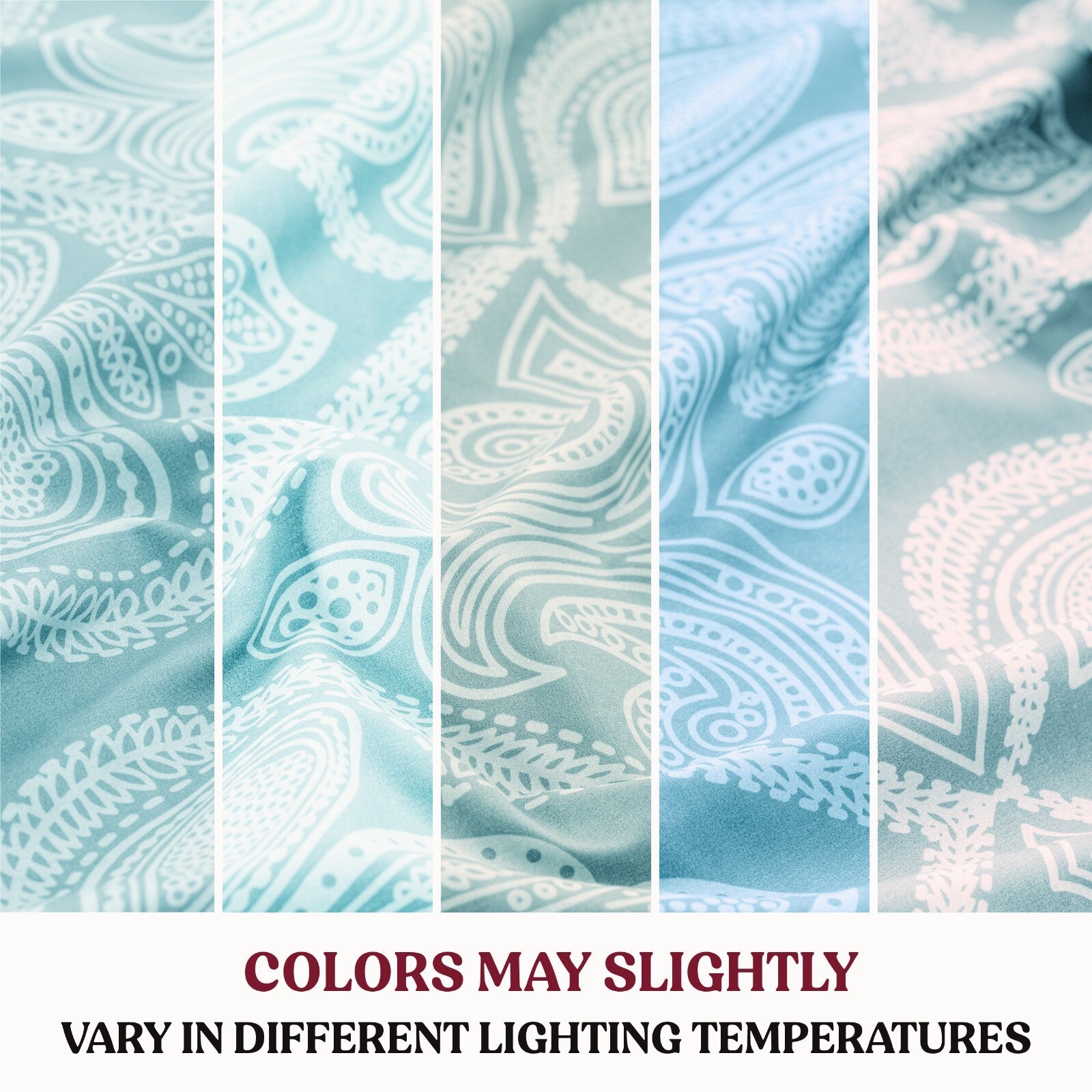 Luxury 1800 Series Microfiber Bed Sheet Set – 6 Piece Deep Pocket Paisley