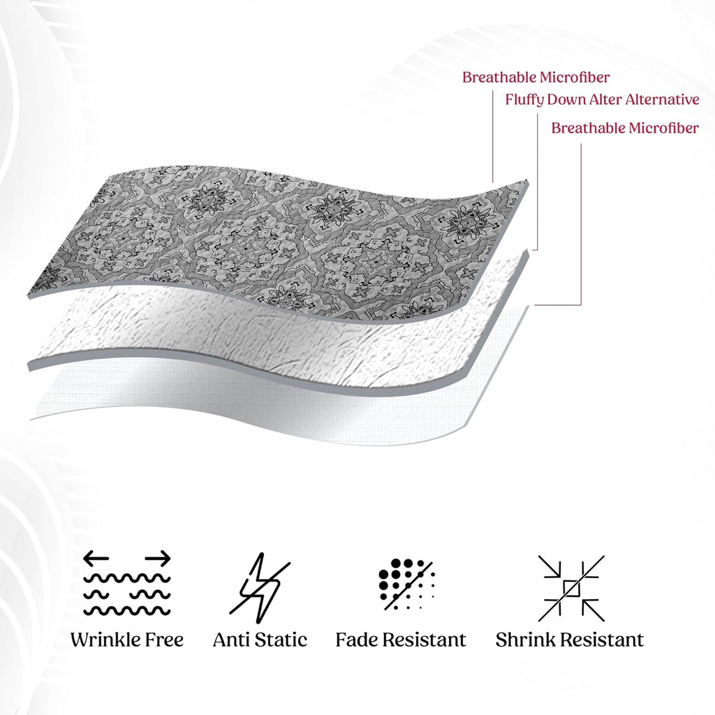 Twin Quilt Set – Soft Lightweight Microfiber Bedding (3-Piece)