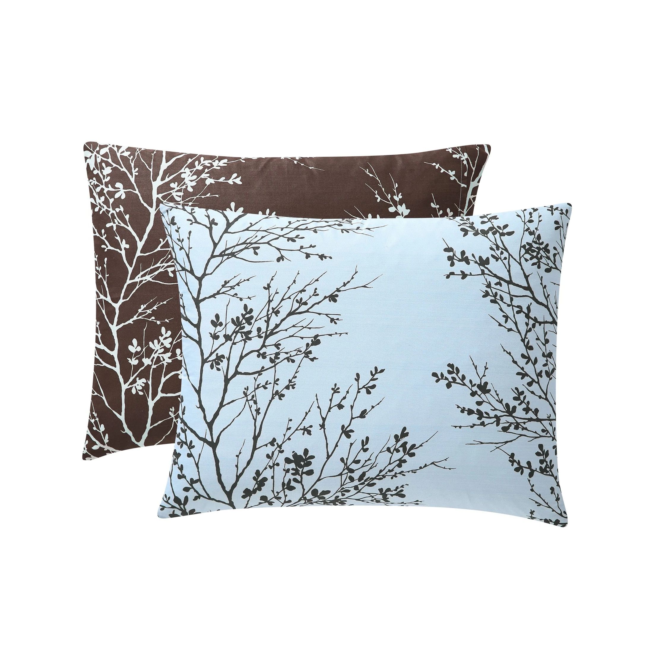 King 8-Piece Reversible Bed-in-a-Bag – Leaf Print, Adult & Unisex