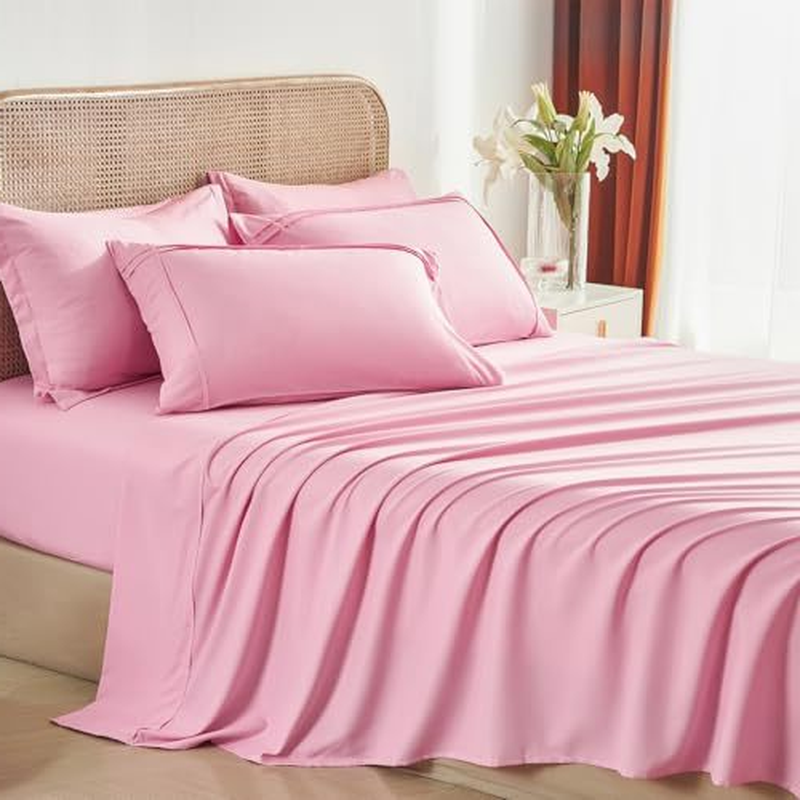 7-Piece Queen Bed-in-a-Bag Comforter Set – Grid Pinch Design, Includes Sheets & Shams