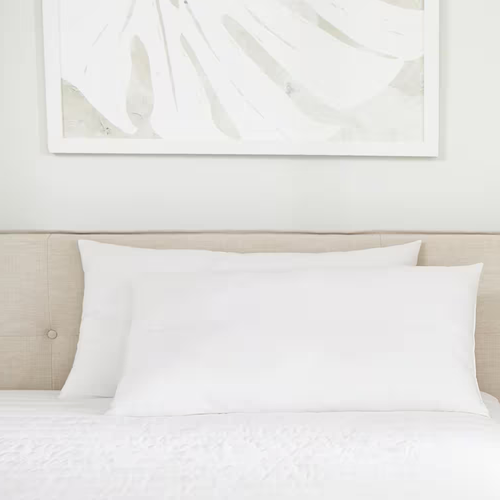 2-Pack Hypoallergenic Plush Bed Pillows – Soft Polyester Microfiber, Supportive & Comfortable