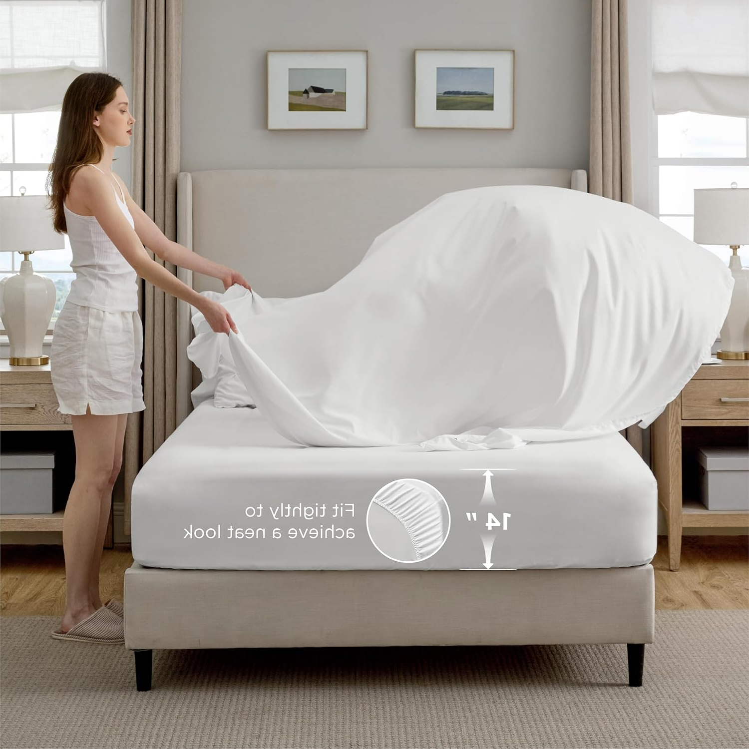 Twin Bed in a Bag – 5-Piece White Comforter Set with Sheets & Pillowcase