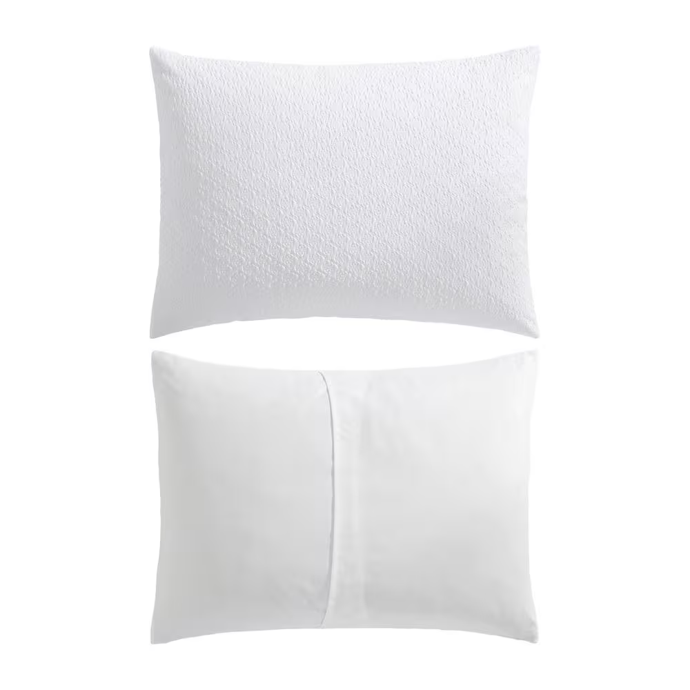 6-Piece Twin Bed-in-a-Bag Comforter Set – Margaret White Microfiber, Includes Sheets & Pillow Shams