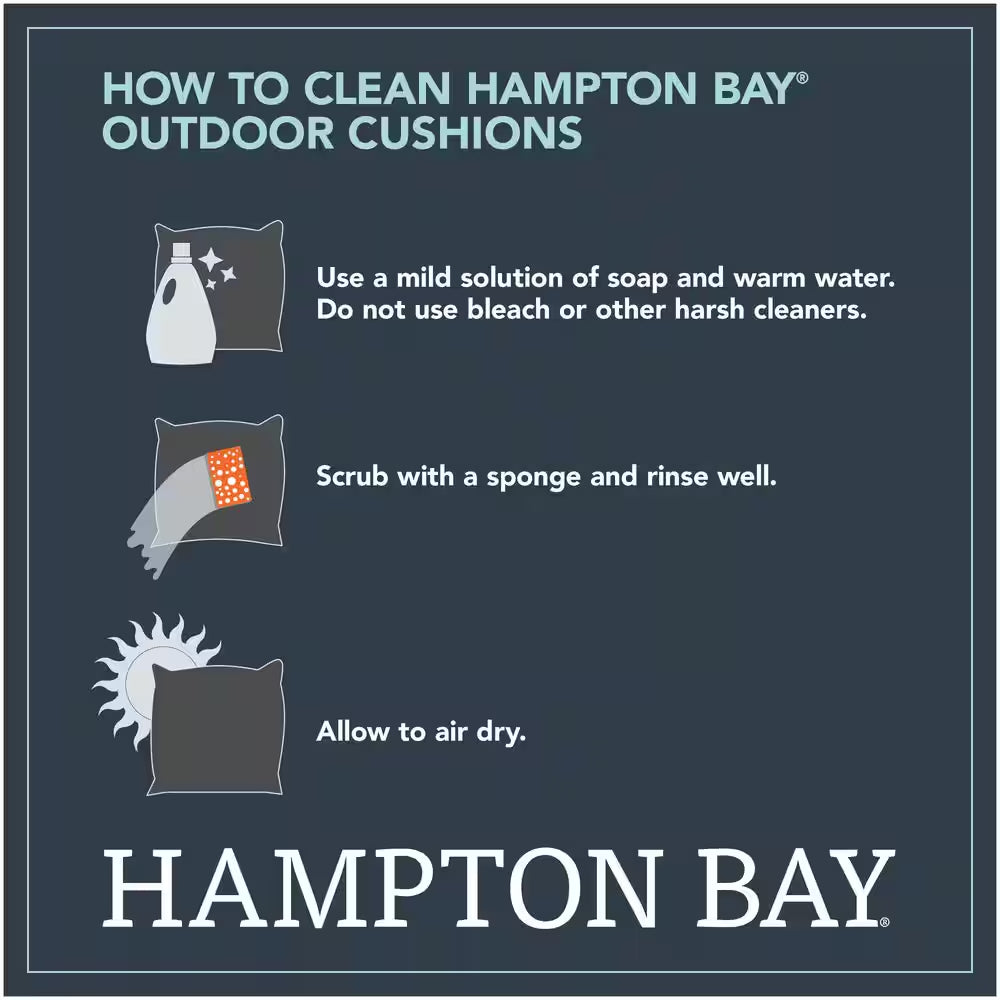 Set of 2 Outdoor Throw Pillows – 18"x18"x6", UV-Protected, Fade-Resistant, Bright Decorative Cushions