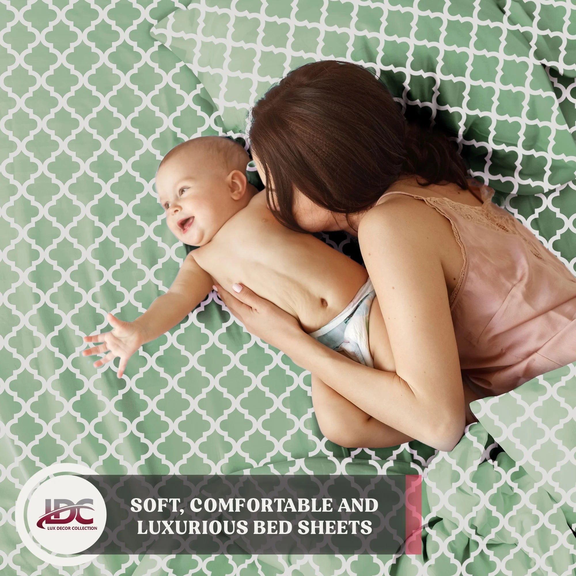 Extra Soft Microfiber Bed Sheet Set – 4 Piece, California King, Deep Pocket, Green