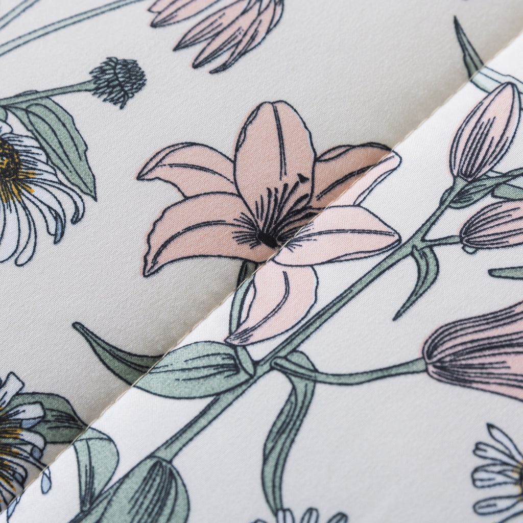 Queen 7-Piece Reversible Bed-in-a-Bag Comforter Set with Sheets & Pillowcases – White Multi-Floral, Soft Microfiber, All-Season