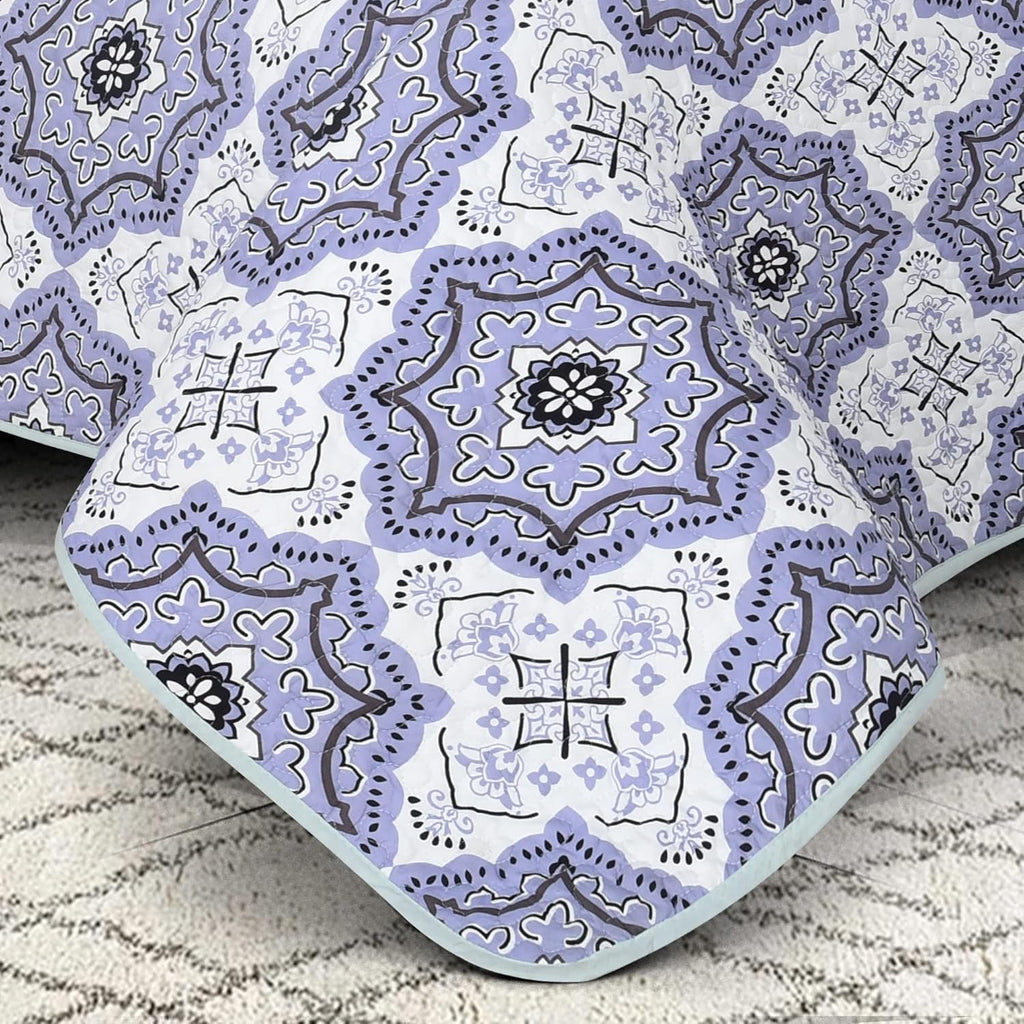 Twin Quilt Set – Soft Lightweight Microfiber Bedding (3-Piece)