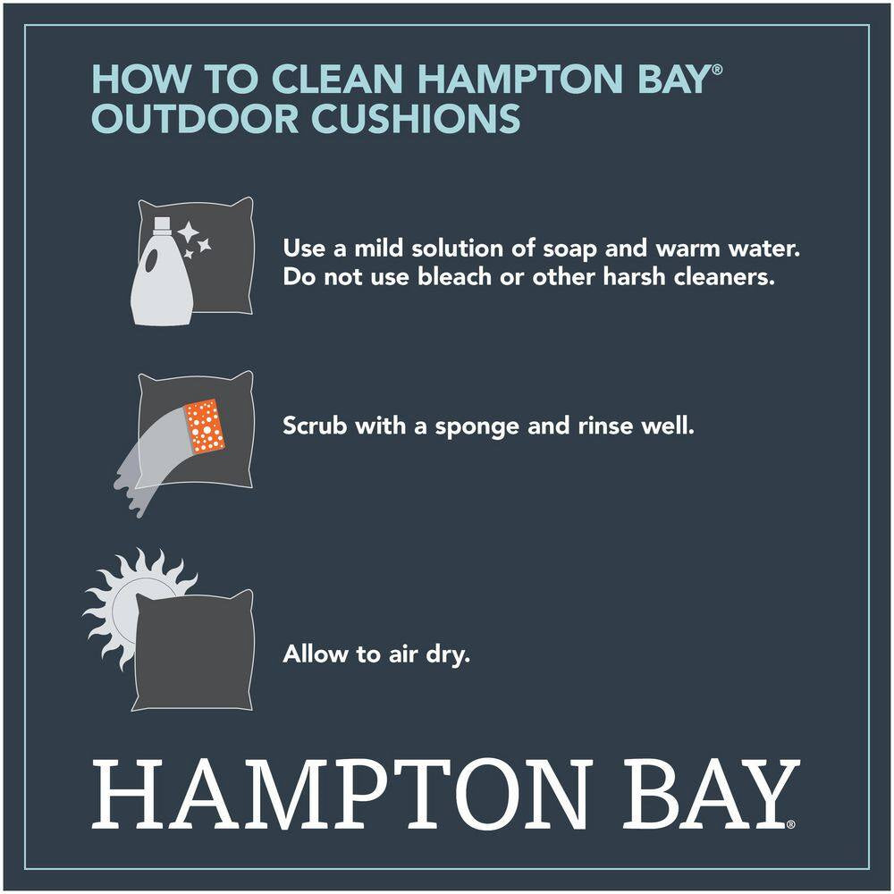 Outdoor Throw Pillows, 18"x18"x5", UV-Treated, Weather-Resistant, Fade & Mildew-Resistant – Set of 2)