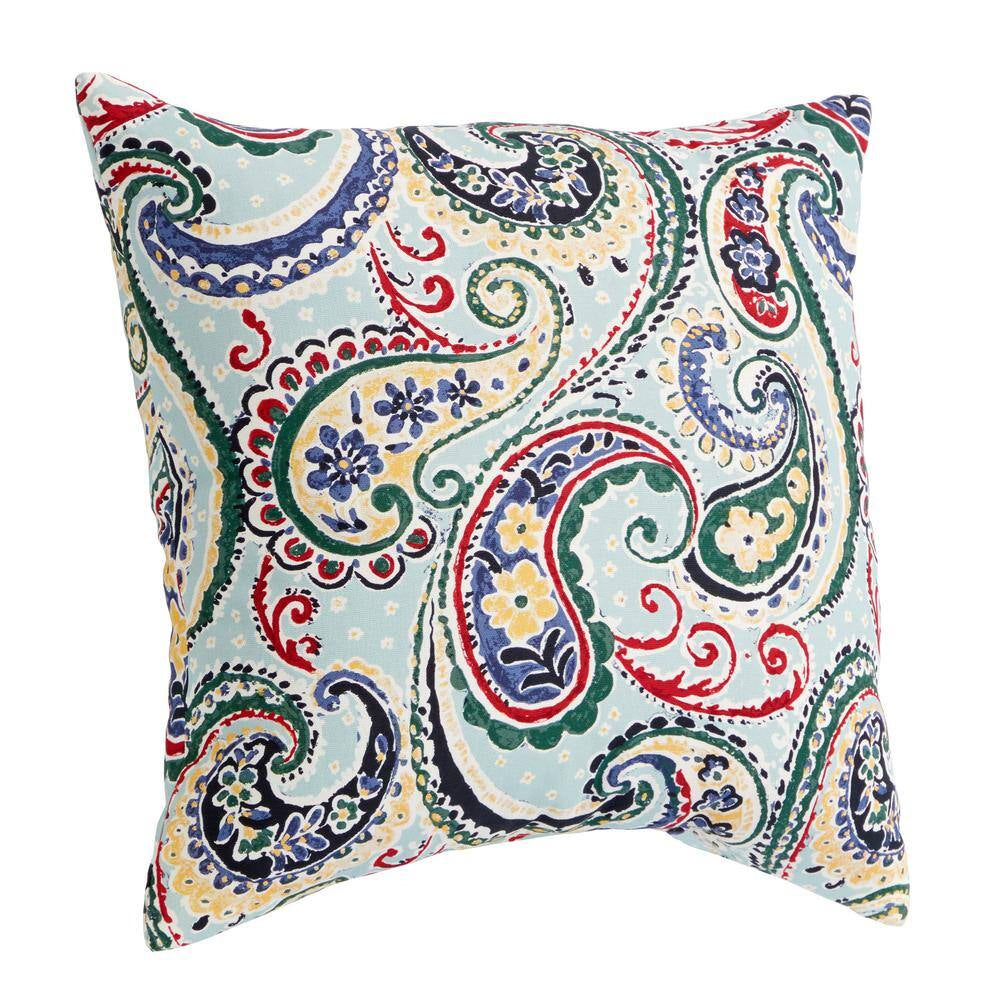 Outdoor Throw Pillows, 18"x18"x5", UV-Treated, Weather-Resistant, Fade & Mildew-Resistant – Set of 2)